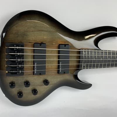 ESP E-II BTL-5 Black Natural Burst 5-String Electric Bass Guitar + 