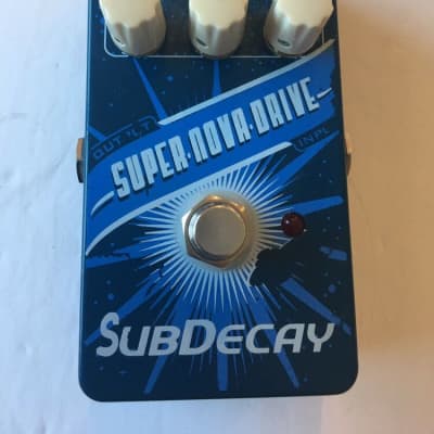 Subdecay Super Nova Drive V2 Class A Overdrive Rare Blue Guitar Effect Pedal image 1