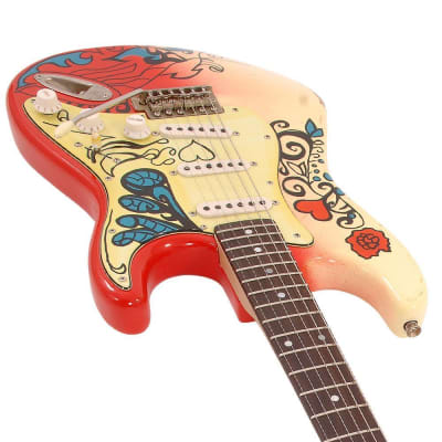 Vintage V6MRHDX V6 Thomas Blug Signature Electric Guitar ~ 'Summer of love' image 4