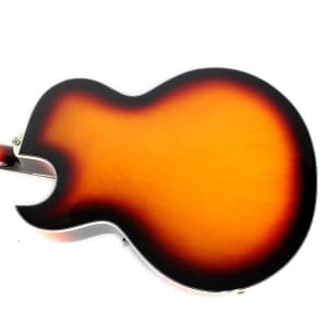 Used Dean Palomino Hollow Body Archtop Electric Guitar Sunburst image 13