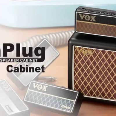 Vox AP2-CAB amPlug 2 Cabinet 2-Watt 1x3" Miniature Guitar Speaker Cabinet 2015 - 2019 - Black / Brown Diamond image 1