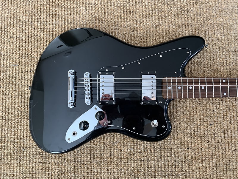 Fender Jaguar Baritone Special HH Black 20072008 Black Reverb
