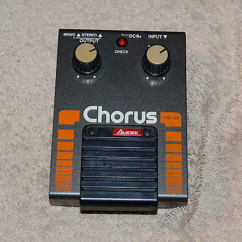 AMDEK CHK-100 Roland BOSS made Vintage Chorus Guitar Effect Pedal Japan CE-2
