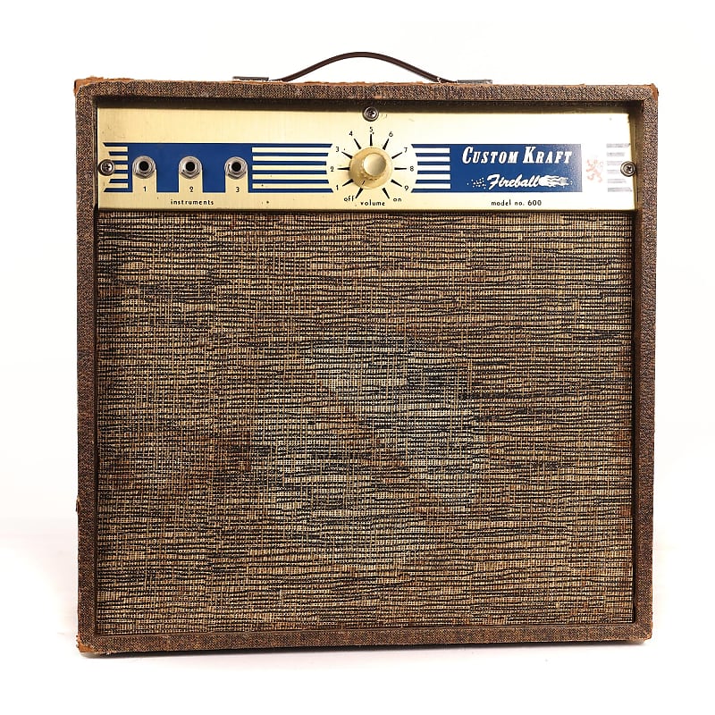 1960s Custom Kraft Fireball 600 Combo Amplifier image 1