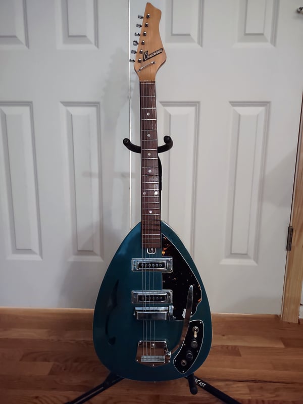 Vintage Crescendo Teardrop Electric Guitar Reverb