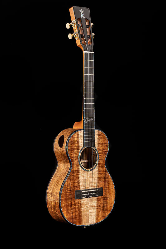 ola mestre soild Tasmanian blackwood tenor ukulele with Reverb UK
