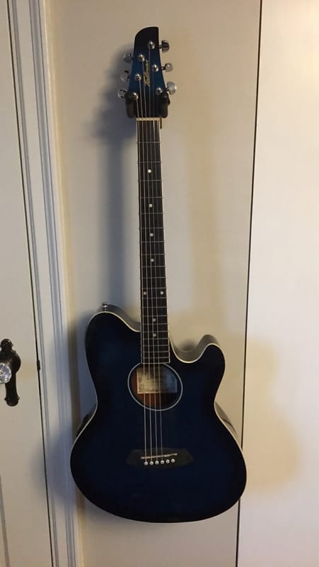 Ibanez Acoustic Guitar Blue Sunburst image 1