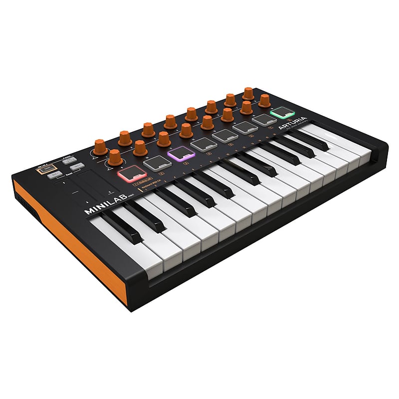 Arturia: MiniLab MKII 25 Key Controller - Orange Limited Edition image 1