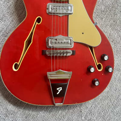 Fender Coronado II with Rosewood Fretboard 1967 - Candy Apple Red image 8