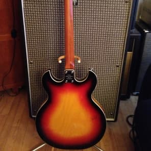 Aria Hollowbody Mid-Late 60's Burst- Pearlescence! image 5