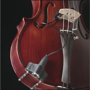 Barcus-Berry 3100 Clamp-On Piezo Transducer Violin Pickup Bridge w/ 1/4" Jack