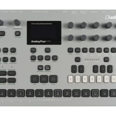 Elektron Analog Four MKII Synthesizer + Groovebox (Gray) [USED]