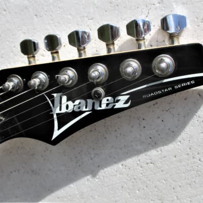 Immagine Ibanez Roadstar RG 100 Guitar, 1997, Korea,  Black Finish.  Sleek Neck,  Plays &  Sounds Good - 2
