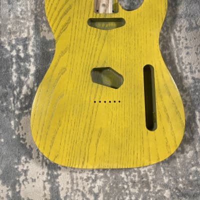 Warmtone Custom Guitar Body Telecaster “SpongeBob” Tele image 2