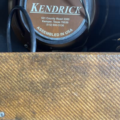 Kendrick K-Spot Guitar Amplifier 2000's - Lacquered Tweed image 4
