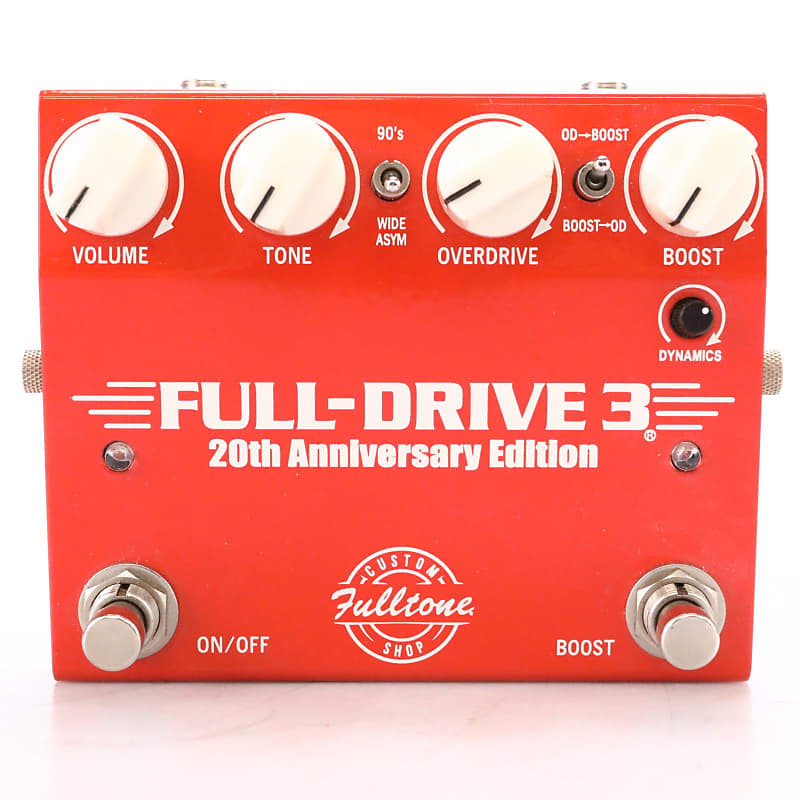 Fulltone Full-Drive 3 20th Anniversary Edition Overdrive Effects