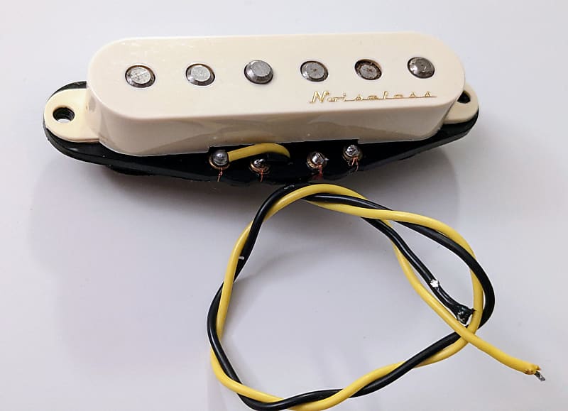 Fender Stratocaster Noiseless Bridge Pickup, Aged White | Reverb