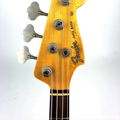 Fender Custom Shop '64 Jazz 2023 - Aged Fiesta Red Journeyman Relic image 5