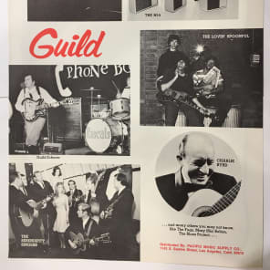 Guild 1960's Cut Sheet Brochure image 2