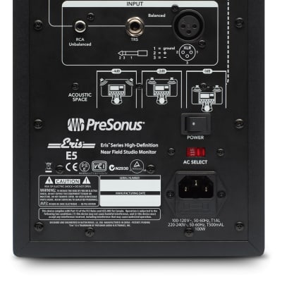 PreSonus Eris E5 Two-way Monitor Speaker, 5.25-inch Driver (Each) image 2