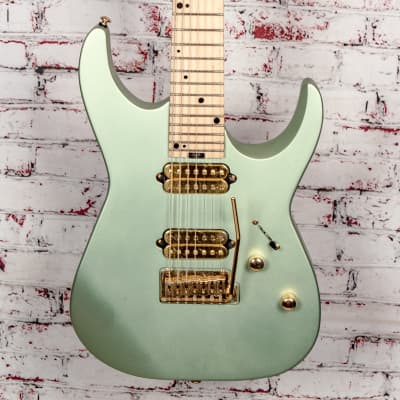 Charvel Angel Vivaldi DK24-7 Nova 7-String Solid Body Electric Guitar, Satin Sage Green x0371 (USED) for sale