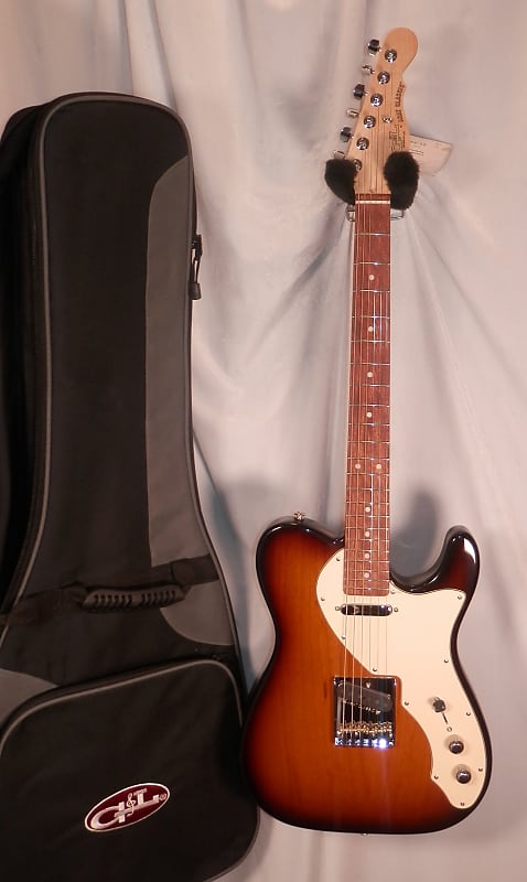 G&L USA ASAT Classic Thinline Limited Run Swamp Ash F-Hole Delete Black Back Autumn Burst electric guitar new image 1