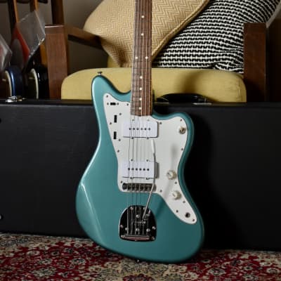 2002 Fender Japan JM66 Jazzmaster Ocean Turquoise Metallic, CIJ, Limited, Offset image 3