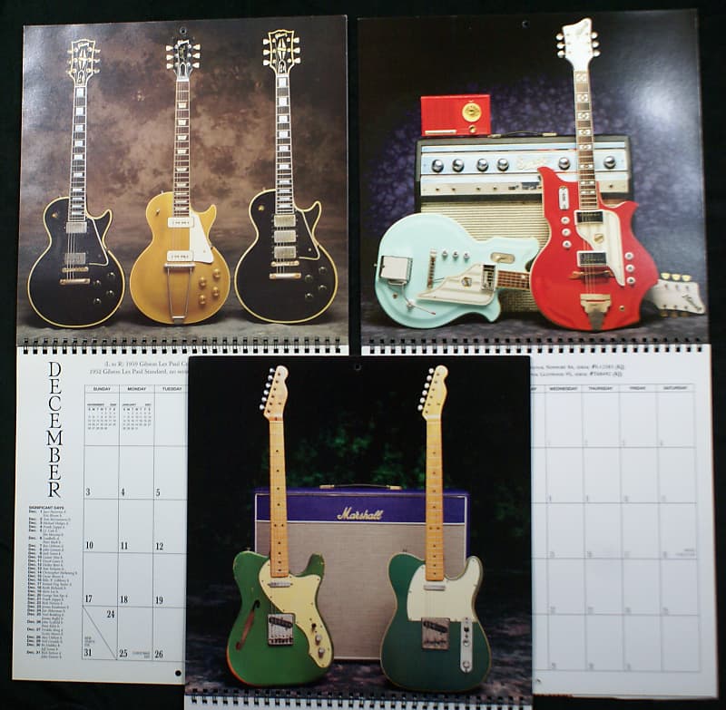 The Vintage Guitar Calendar 2000 2001 2002