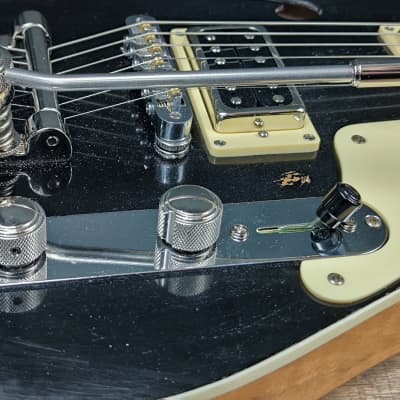 MyDream Partcaster Custom Built - Relic Black Thinline Gibson Scale Duesenberg image 5