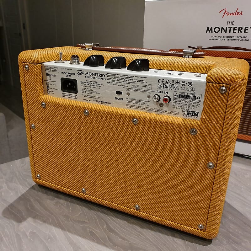 Fender Monterey Tweed Bluetooth speaker | Reverb
