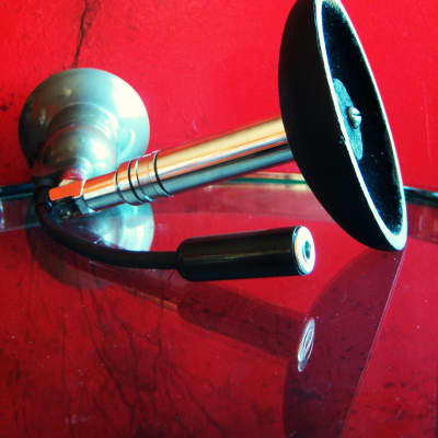 Vintage RARE 1940's RCA MI-6206-G RCA Aero pressure dynamic microphone w baffle, RCA stand & mic manual image 13