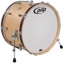 PDP by DW Concept Series Classic Wood Hoop Bass Drum Regular 24 x 14 in. Natural/Walnut