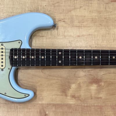 Fender Custom Shop Beatle Spec 1961 Relic Stratocaster Electric Guitar Sonic Blue SN: R132829 image 2