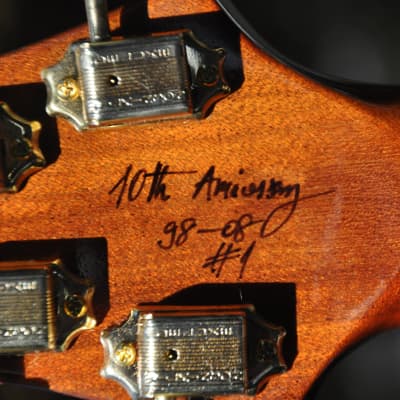 Fibenare 10th Anniversary #1 of 10 Basic Jazz 2008 Burl Electric Guitar + OHSC image 8