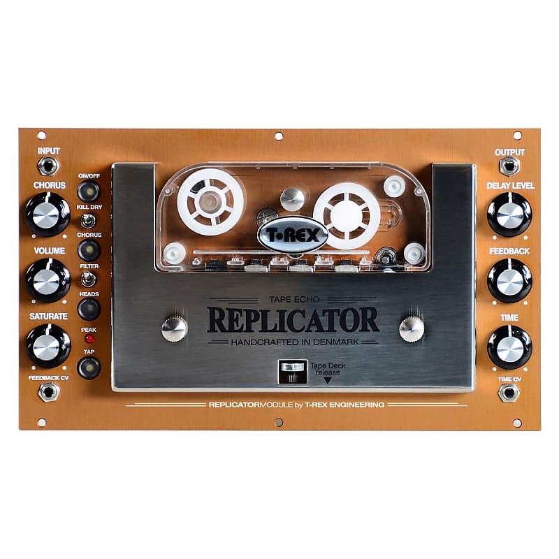 T-Rex Replicator Analog Tape Echo Eurorack Module w/ Digitally Controlled Motor image 1