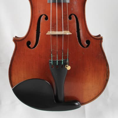 Restored 4/4 Violin, German Made Stradivari Model, Stamped Conservatory Violin image 1