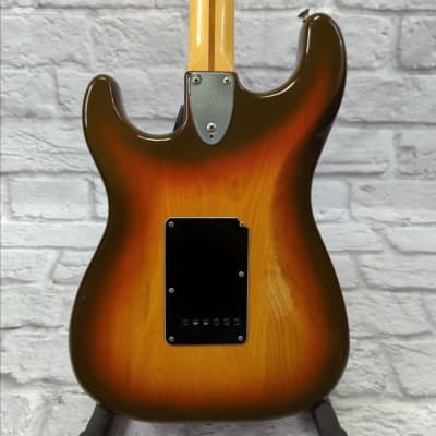 Vintage 1979 Fender Stratocaster Sunbust Electric Guitar with Original Case + Case Candy image 4