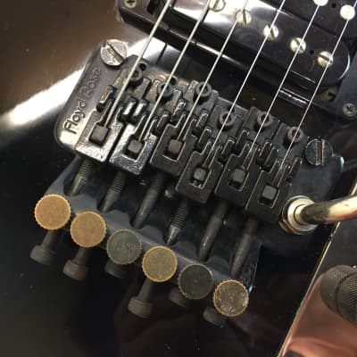Fernandes JS-100 Rhodes Floyd Rose Black Offset V Japan Guitar Pro Set Up image 7