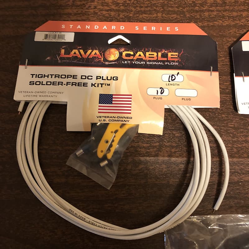 Lava Cable Tightrope DC Solderless Kit Reverb