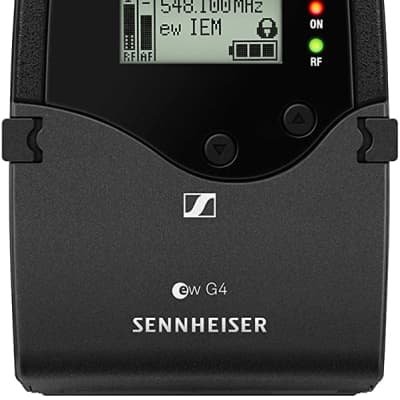Sennheiser EK IEM G4-A1 Stereo body pack receiver Frequency Range: A1 (470 - 516 MHz) image 2