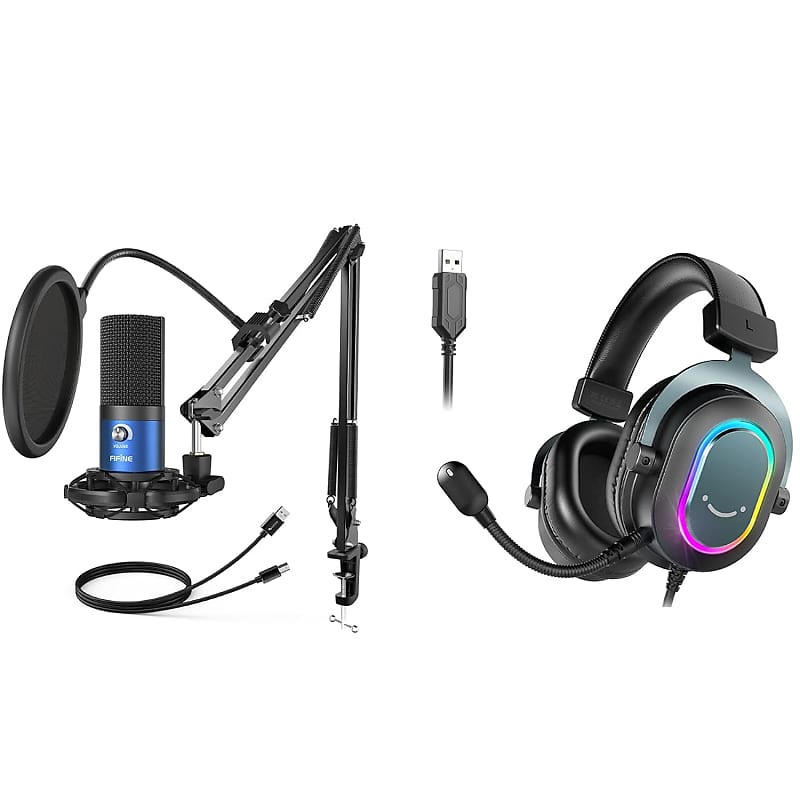 Kit Streamer HyperX Headset Cloud Core Gamer LED + Microfone