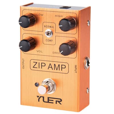 Yuer  ZIP AMP Overdrive Electric Guitar Effects Pedal True Bypass YF-39 ✅New Fast US Ship No wait image 2