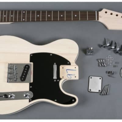 Unbranded Tele Style Electric Guitar DIY Kit Natural Unfinished image 2