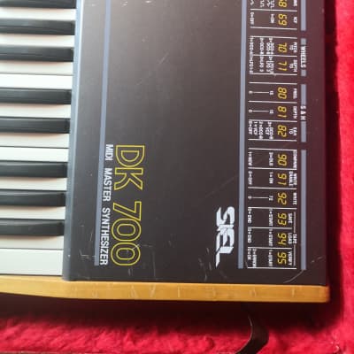 Siel DK700 - Ultra Rare Analog Synth + Case (FULLY SERVICED) 1986 image 3