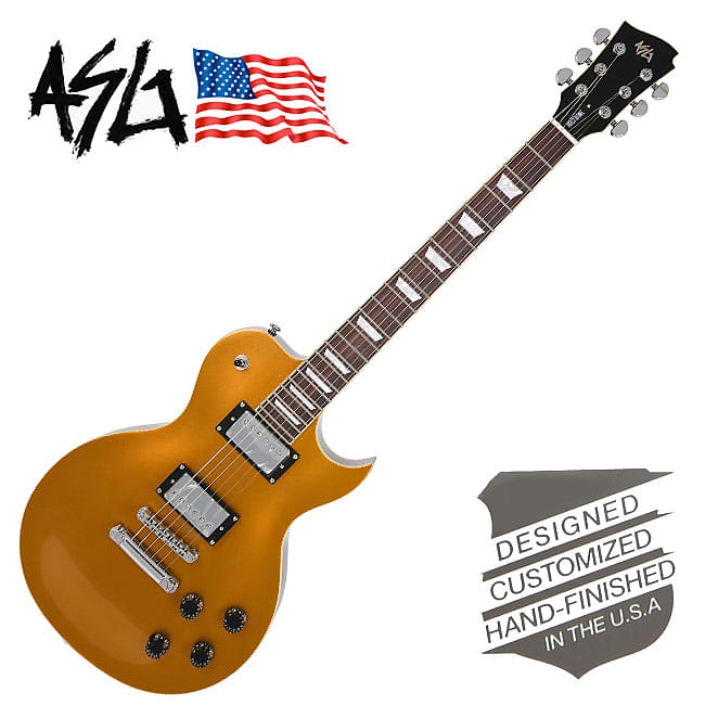 ASG Nocturne Goldtop LP style Guitar *Made in Korea *Worldwide FAST S/H image 1
