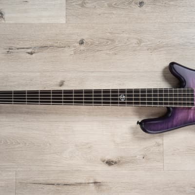 Spector NS Pulse II 5 5-String Bass, Macassar Ebony Fretboard, Ultra Violet image 6