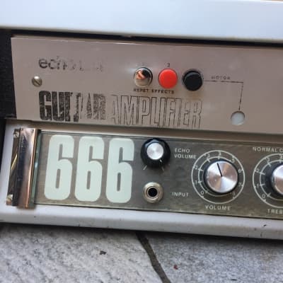 Meazzi Guitar Head Amplifier 666 Vintage Analog Tape Echo Western Sound image 6
