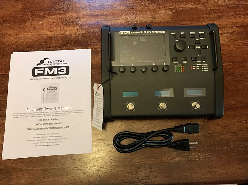 Fractal Audio FM3 (New 2020 version w/ Headphone Jack) Amp Modeler