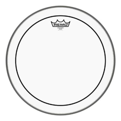 Remo Bass Drum Head Pinstripe 24 inch Clear image 2