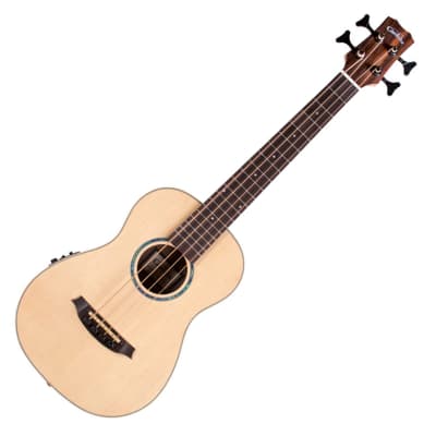 Cordoba EB-II Electro Acoustic Short Scale Bass In Natural Satin Striped Ebony/Spruce *NEW* for sale